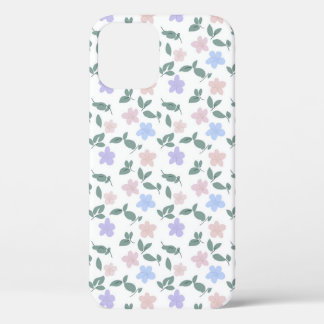 iPhone floral patroon telefoonhoesje iPhone 12 Pro Hoesje
