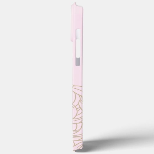 iPhone Floral rose / coque ipad (Verso / Gauche)