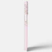 iPhone Floral rose / coque ipad (Verso / Droite)