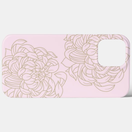 iPhone Floral rose / coque ipad (Verso (horizontal))