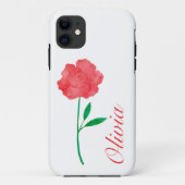 Iphone Flower Coque personnalisé (Dos)