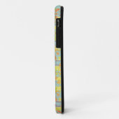 iPhone Galaxy iPad iPod Blue Yellow Flowers Coque (Dos/Gauche)