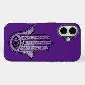 iPhone hoes met Hamsa Hand ontwerp (Achterkant (horizontaal))