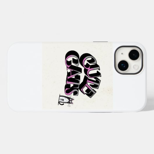 iPhone hoes met kat (Achterkant (horizontaal))