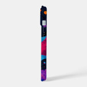 iPhone hoesje _ Abstracte Neon Splatter iPhone 15 Hoesje (Linkerkant)