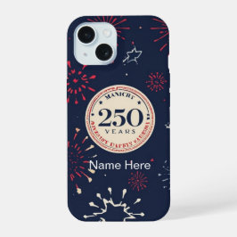iPhone Hoesje - Gepersonaliseerde Naam Aangepast 2 iPhone 15 Hoesje