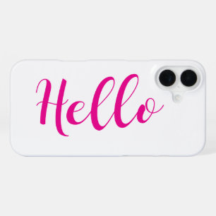 iPhone Hoesje - Hallo iPhone 16 Plus Hoesje