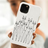 iPhone-hoesje (handgetekende katten) Case-Mate iPhone Case