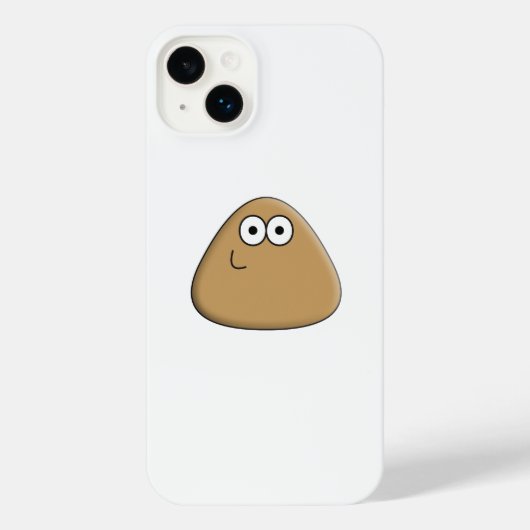 iPhone hoesje - Happy Pou (Achterkant)