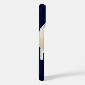 iPhone hoesje, honkbal, blauw, gepersonaliseerde n Case-Mate iPhone Case (Achterkant / Rechts)