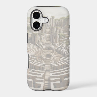 iPhone Hoesje – LABYRINT (albast)