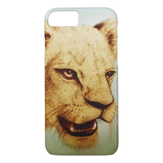 iPhone  hoesje - Lion (Achterkant)