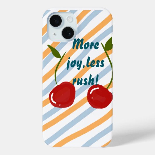 iPhone hoesje met zomerprint (Achterkant)