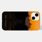 iPhone Hoesje Mountain Sunset Highway (Achterkant (horizontaal))