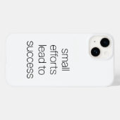 iPhone Hoesje Small Efforts (Achterkant (horizontaal))