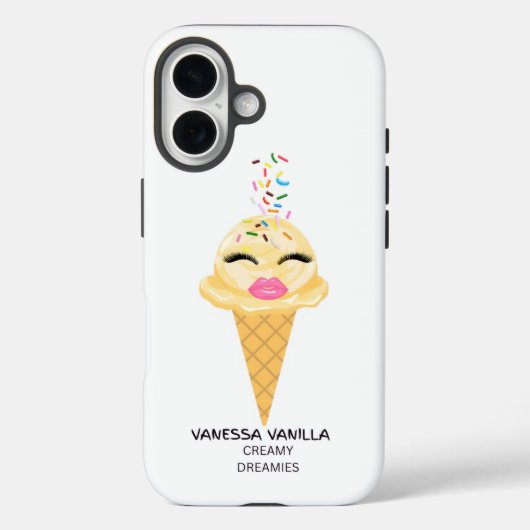 IPHONE hoesje Vanessa Vanilla (Achterkant)