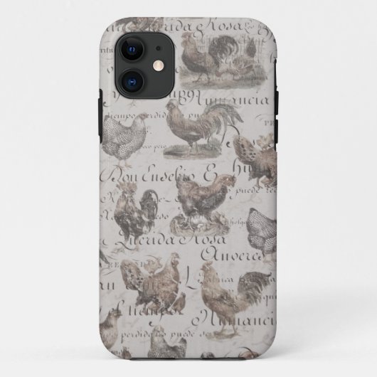 iPhone-Hoesje voor Rooster Case-Mate iPhone Case (Achterkant)