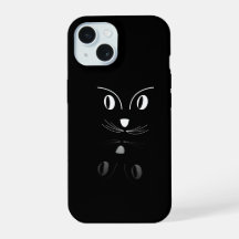 Iphone hoesje "Weerkaatsing van kat"