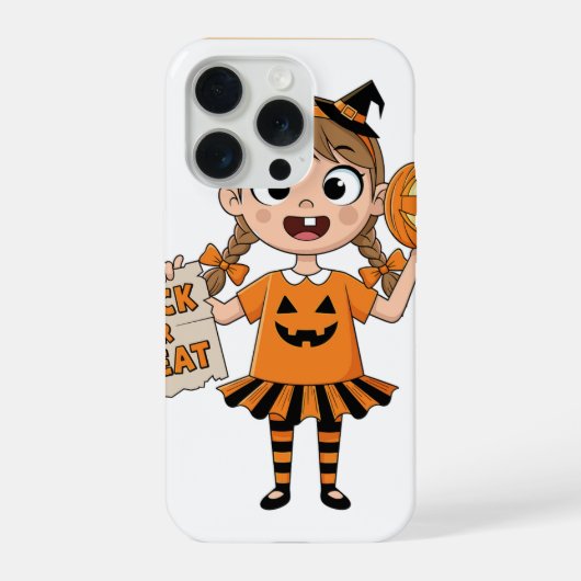 iPhone hoesjes halloween kostuum Hoesje (Achterkant)
