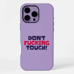 iPhone hoesjes niet aanraken! 16 Pro Max Hoesje