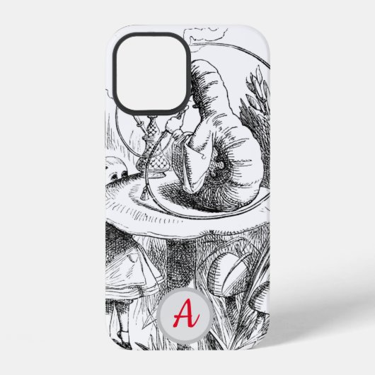 IPHONE INITIAL 12 COQUE Hookah-Fumer la chenille (Verso)