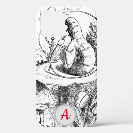 IPHONE INITIAL 12 COQUE Hookah-Fumer la chenille (Verso)