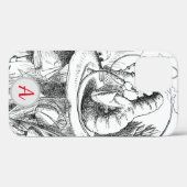 IPHONE INITIAL 12 COQUE Hookah-Fumer la chenille (Verso (horizontal))