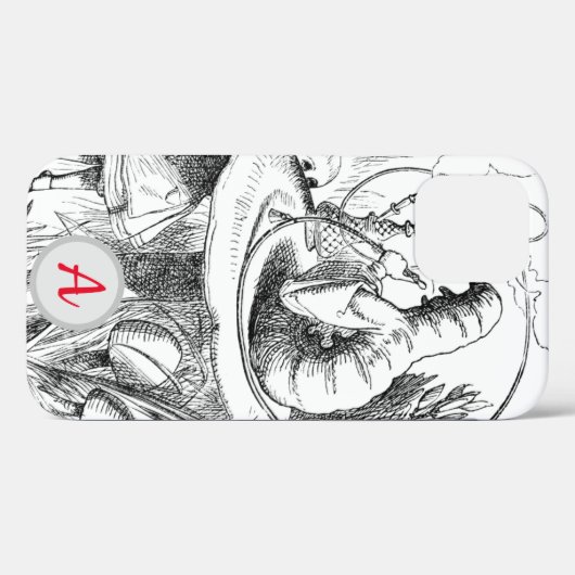 IPHONE INITIAL 12 COQUE Hookah-Fumer la chenille (Verso (horizontal))