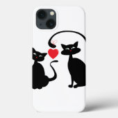 iPhone / iPad Case Cat Tekening (Achterkant)