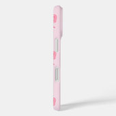 iPhone / iPad case Cute Pink Bows and Hearts Coque (Verso / Droite)