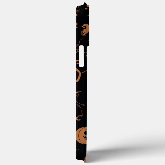 iPhone / iPad case Nightmare Halloween Pattern (Achterkant / Rechts)