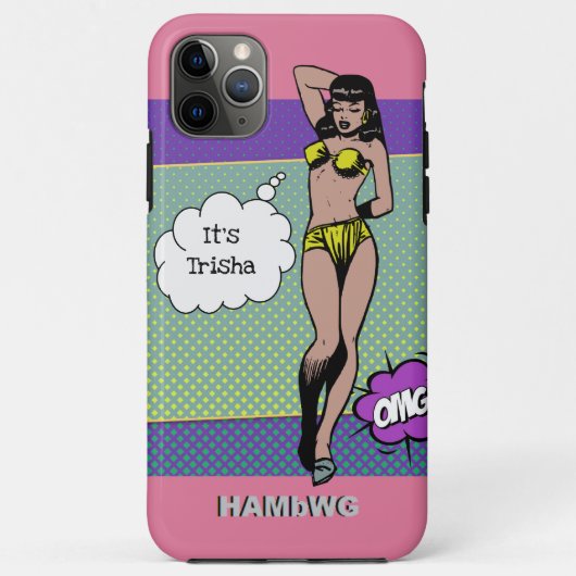 iPhone/iPad-case Rockabilly Babe HAMbWG Case-Mate iPhone Case (Achterkant)
