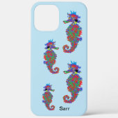 iPhone / iPad case : Seapaarden (Achterkant)