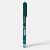 iPhone / iPad case Teal Marble Abstract  (Achterkant / Rechts)
