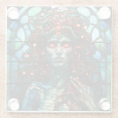 iPhone/iPad-draagtas Glazen Onderzetter (Achterkant)