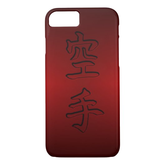 iPhone/iPad-draagtas: Karate 空 手 (Chinese Kanji) Case-Mate iPhone Case (Achterkant)