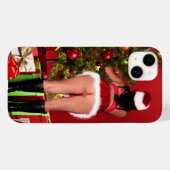 iPhone/iPad-draagtas/kerstdame Case-Mate iPhone Case (Achterkant (horizontaal))