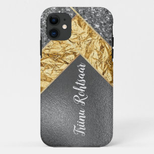 iPhone/iPad-draagtas met reserveglitter Silver iPhone 11 Hoesje