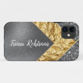 iPhone/iPad-draagtas met reserveglitter Silver Case-Mate iPhone Case (Achterkant (horizontaal))