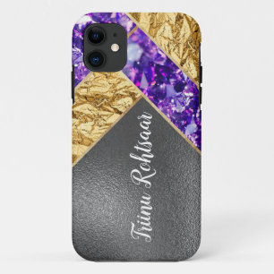 iPhone/iPad-draagtas met reserveglitter Silver iPhone 11 Hoesje