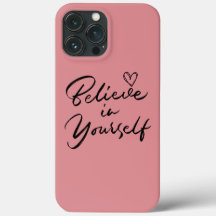 iPhone / iPad hoesje Geloof in jezelf Telefoonhoes
