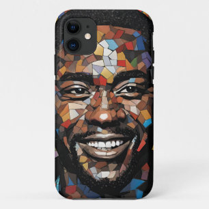 iPhone / iPad hoesje Mannen kleurrijke Mosiac gezi