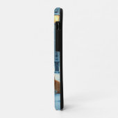 iPhone / iPad hoesje Meisje en kat (Achterkant/links)