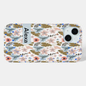 iPhone / iPad hoesje met Tropical Floral Design (Achterkant (horizontaal))
