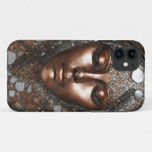 iPhone / iPad hoesje Womens Koper Mosiac Gezicht (Achterkant (horizontaal))