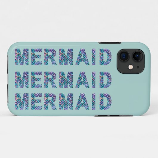 iPhone / iPad hoesje Zeemeermin (Achterkant (horizontaal))