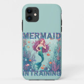 iPhone / iPad hoesje Zeemeermin in training (Achterkant)