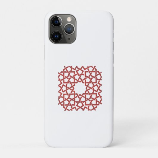 iPhone/iPad Marokkaans mozaïek rood MAMLUK Case-Mate iPhone Case (Achterkant)