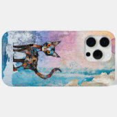 iPhone Kitty Abstrait / coque ipad (Verso (horizontal))