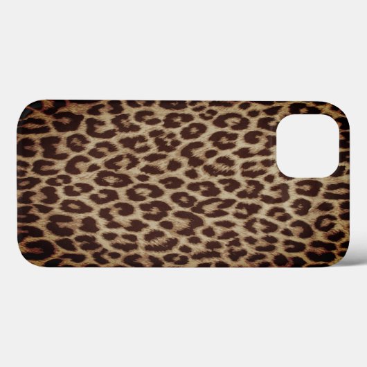 Iphone Leopard Print Case (Achterkant (horizontaal))
